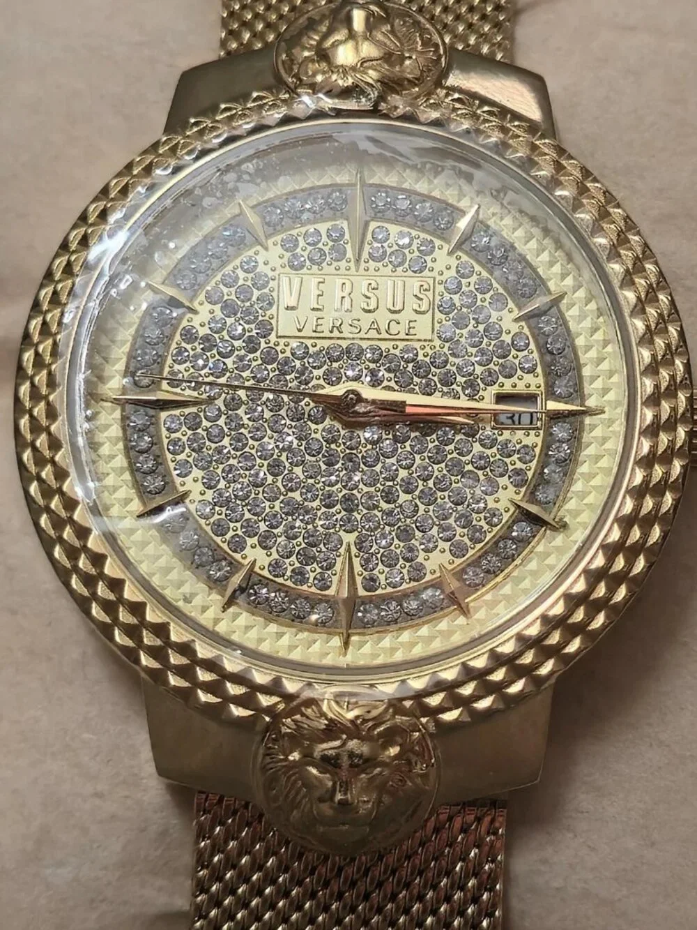 Versus Versace Mouffetard Women's Gold-Tone Watch 38mm